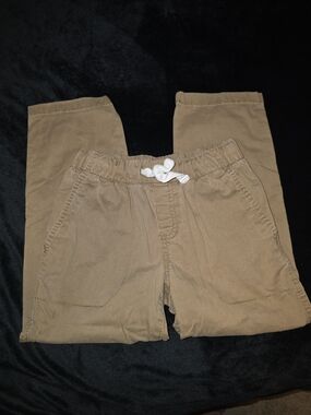 Cat & Jack Brown Elastic Waist Joggers with Drawstring